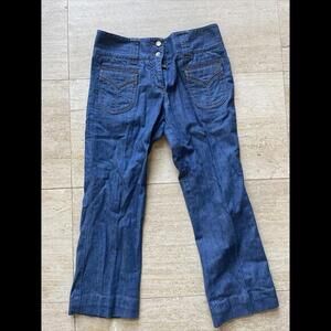 Dolce & Gabbana Via San Damiano 7 Milano Jeans Blue‎ Cropped